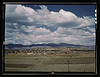 Indian houses and farms on the Laguna Indian reservation, Laguna N[ew] Mex[ico]. In the background is Mount Taylor. The Santa Fe R.R. crosses the reservation (LOC) by The Library of Congress