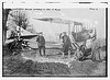 German biplane anchored to tree in Poland (LOC) by The Library of Congress