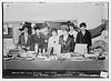 Harriet Post, Marie Canfield, Miss Morgan, Catherine Porter, Laura Canfield, Muriel Winthrop, and Margaret Andrews (LOC) by The Library of Congress