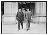 Gov. Glynn leaving Capitol, Sec'y Tierney (LOC) by The Library of Congress