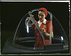 This girl in a glass house is putting finishing touches on the bombardier nose section of a B-17F navy bomber, Long Beach, Calif. She's one of many capable women workers in the Douglas Aircraft Company plant. Better known as the "Flying Fortress," the B-1 by The Library of Congress