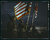 Color guard of Negro engineers, Ft. Belvoir(?), [Va.] (LOC) by The Library of Congress