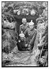 German Officers at entrance of dugout (LOC) by The Library of Congress