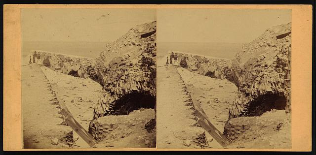 Parapet, Fort Sumter (LOC)