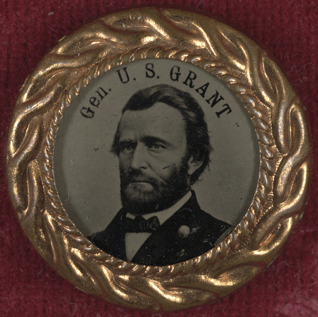 [Gen. U.S. Grant campaign button for 1868 presidential election] (LOC)