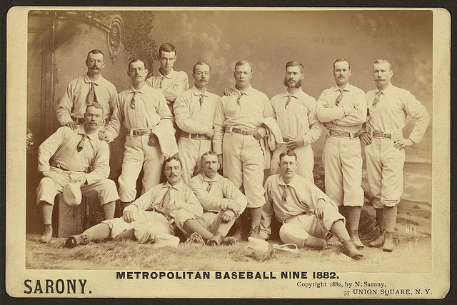 Metropolitan baseball nine 1882 (LOC)