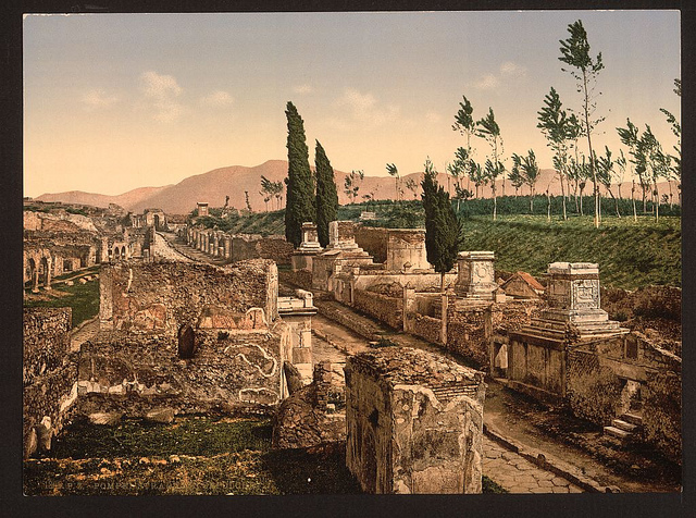 [Street of the Tombs, Pompeii, Italy] (LOC)