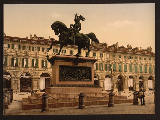 [Monument of Emmanuel Fillibert, Turin, Italy] (LOC)