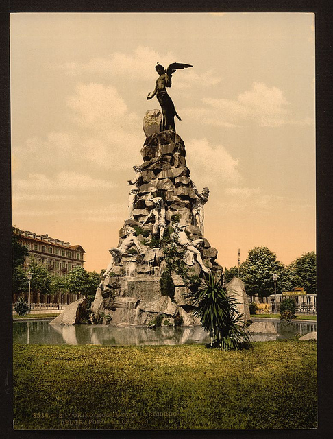 [Monument in Rememberance of Traforo del Cenisio, Turin, Italy] (LOC)
