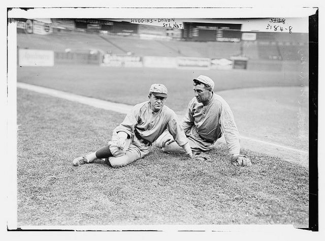 [Miller Huggins, St. Louis NL and Art Devlin, New York NL (baseball)] (LOC)