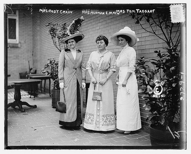 Mrs. Rob't Crain, Mrs. Norman E. Mack, Mrs. Tom Taggart (LOC)