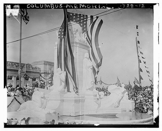 Unveiling of Columbus Memorial (LOC)