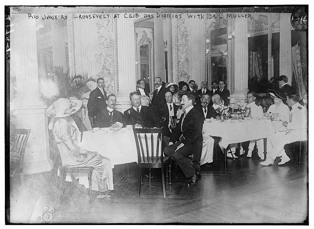 Rio Janeiro - Roosevelt at Club Dos Diarios with Dr. L. Muller (LOC)
