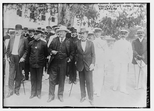 Roosevelt at Naval School -- Rio Janeiro (LOC)