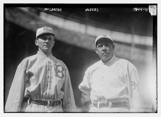 [Lew McCarty, Brooklyn NL & Chief Meyers, New York NL (baseball)] (LOC)