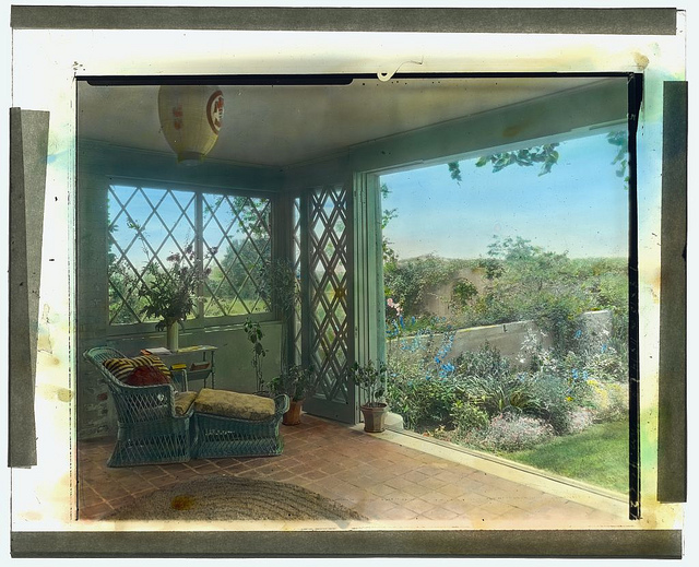 ["Gray Gardens," Robert Carmer Hill house, Lily Pond Lane, East Hampton, New York.  (LOC)