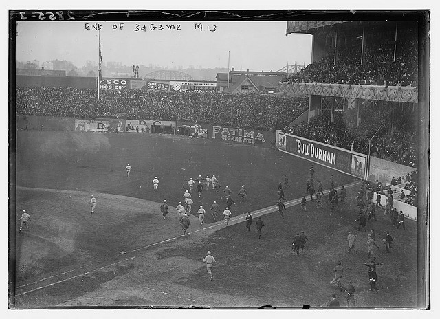 [Game Three of the 1913 World Series, Philadelphia Athletics vs. New York Giants at the Polo Grounds, New York (baseball)] (LOC)