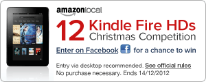 Win a Kindle Fire HD with AmazonLocal