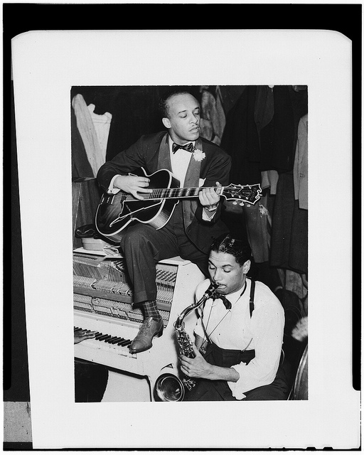 [Portrait of Floyd Smith and Dick Wilson, Howard Theater, Washington, D.C., not after 1941] (LOC)