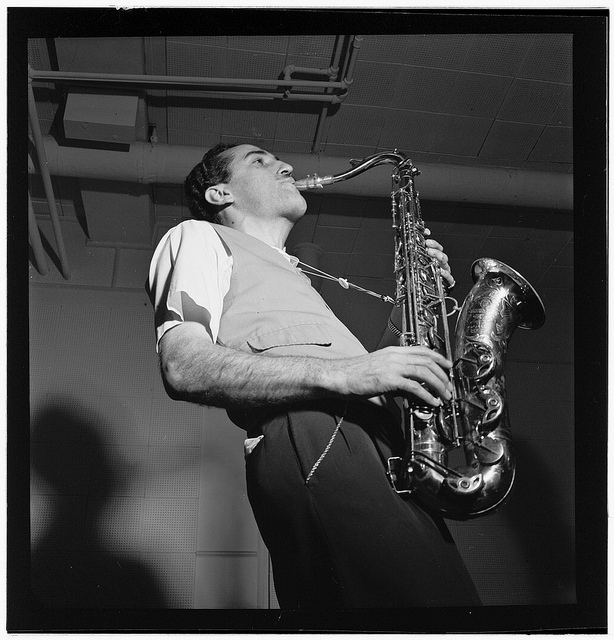 [Portrait of Charlie Ventura, National studio, New York, N.Y., ca. Oct. 1946] (LOC)