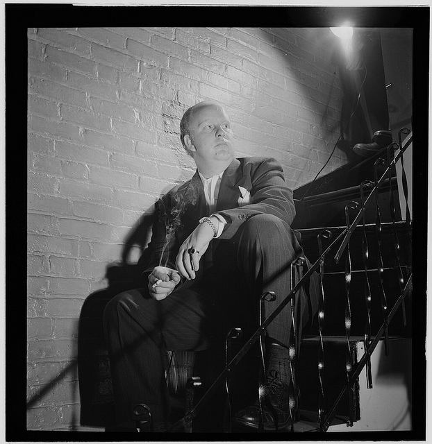 [Portrait of Edwin A. Finckel in his home, Greenwich Village, New York, N.Y., ca. July 1946] (LOC)
