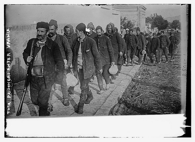 Turk prisoners enter Vrania (LOC)