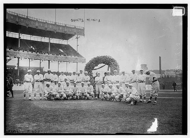 [New York NL Giants team at Polo Grounds (baseball)] (LOC)