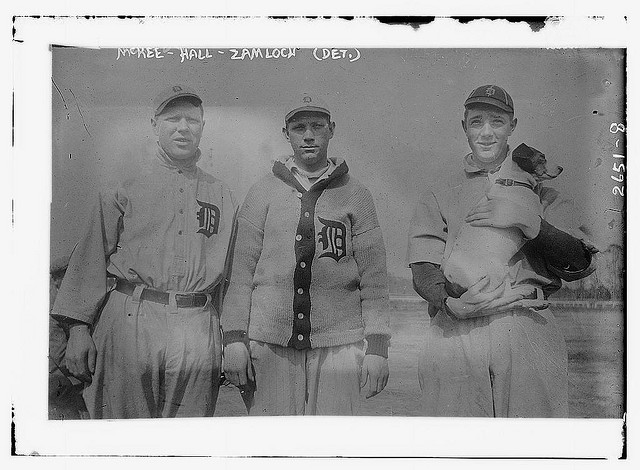 [Red McKee, Marc Hall, Carl Zamloch, Detroit AL (baseball)] (LOC)