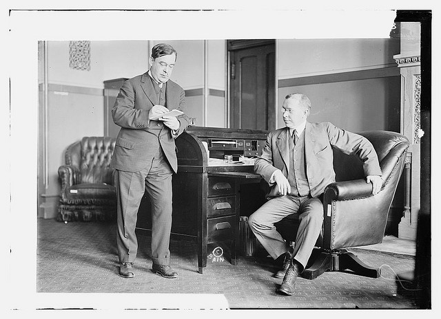 Secy. Tierney and Gov. Glynn (LOC)