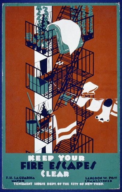 Keep your fire escapes clear (LOC)