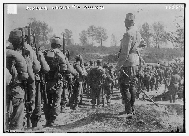 Austrians crossing the Wislocka  (LOC)