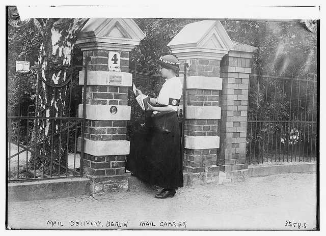 Mail delivery, Berlin, Mail Carrier  (LOC)