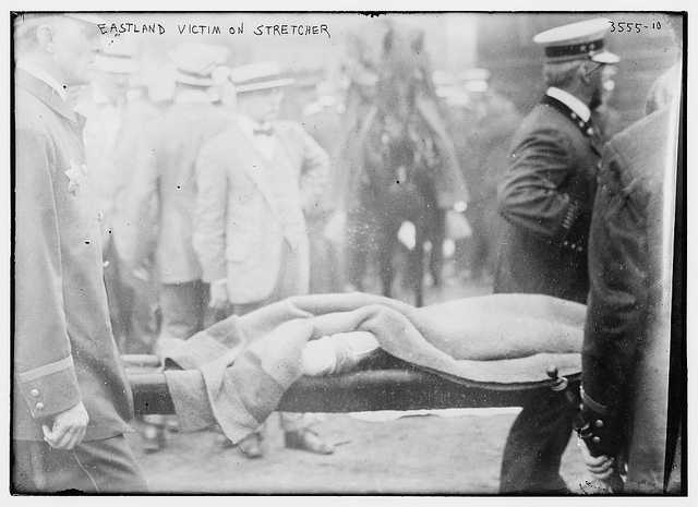 EASTLAND victim on stretcher  (LOC)