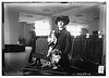 Miss M.A. Stovall with pets (LOC) by The Library of Congress