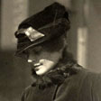 Detail of photograph of Berthe Arnold.