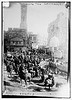 [Camel train in Jerusalem near Jaffa Gate] (LOC) by The Library of Congress