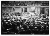 Congress standing to receive Wilson (LOC) by The Library of Congress