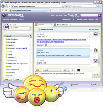 [Yahoo! Messenger for the Web]