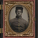 [Unidentified young African American soldier in Union uniform] (LOC)