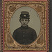 [Unidentified young soldier in Union uniform and forage cap] (LOC)