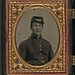 [Unidentified soldier in Union uniform with forage cap] (LOC)