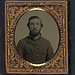 [Unidentified soldier in Confederate shell jacket] (LOC)