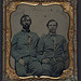[Sergeant Robert Black and Private Herman Beckman of Company F, 8th Veteran Reserve Corps in VRC regulation sky blue uniforms] (LOC)
