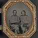 [Private Reggie T. Wingfield and Private Hamden T. Flay in Confederate uniforms] (LOC)