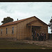 Church at Pie Town, New Mexico. This building was a cooperative community enterprise (LOC)