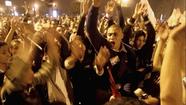 Tens of thousands of Islamists rally for Morsi in Cairo