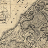 Plan de New-York et des environs, levé par Montrésor, ingénieur en 1775.