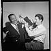 [Portrait of Sid Catlett and Freddie Robbins, WOV office, New York, N.Y., ca. June 1947] (LOC)
