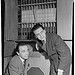 [Portrait of Ahmet M. Ertegun and Nesuhi Ertegun, Turkish Embassy (record room), Washington, D.C., 193-] (LOC)