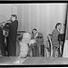 [Portrait of Joe Marsala, Zutty Singleton, and Teddy Wilson, National Press Club, Washington, D.C., ca. 1939] (LOC)